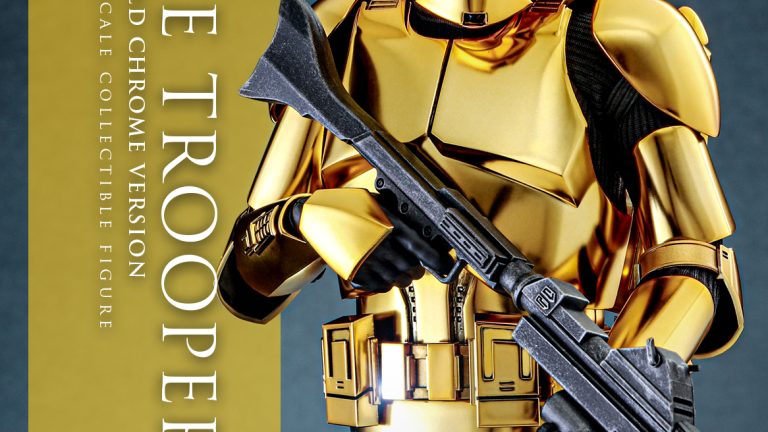 Hot Toys Clone Trooper (نسخه کروم طلایی) (MMS735) شکل مقیاس 1/6