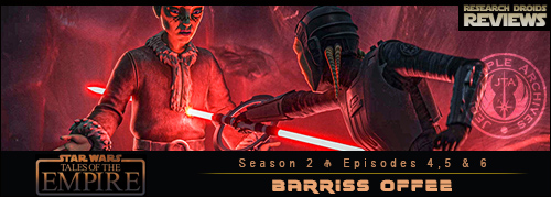نقد و بررسی: Tales Of The Empire – Barriss Offee (سریال انیمیشن دیزنی +)